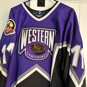 1996 NHL All-Star game Jersey CCM Owen Nolan Sharks Boston 52 hockey authentic